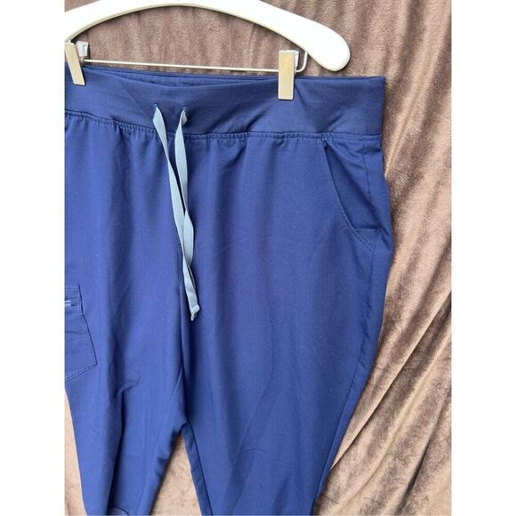 Figs Blue Scrub Pants Woman’s Size XXL/P Po#3752 - Picture 3 of 11